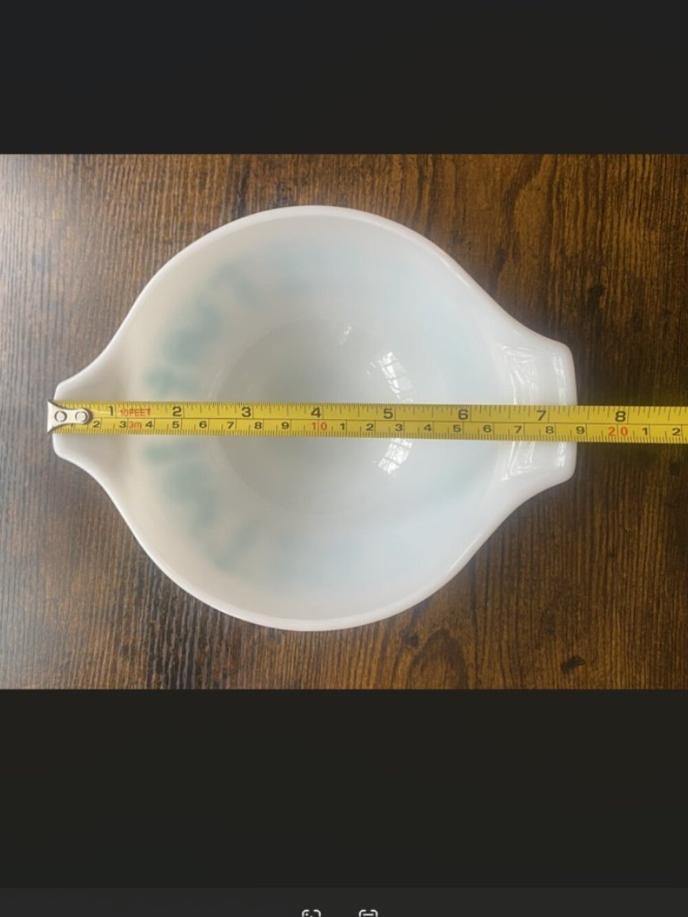 Vintage Pyrex Turquoise Amish Butterprint 1.5 Pint Cinderella Nesting Bowl - Picture 14 of 15